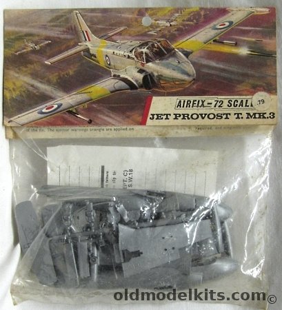 Airfix 1/72 Jet Provost T. Mk.3 - Bagged, 109 plastic model kit